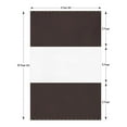 thumbnail image 2 of Covers & All Outdoor Clear Panel Curtain, 12 oz Vinyl Outdor Curtains for Patio, Waterproof & Weather Resistant Tarp with Brass Grommets for Pergola, Porch, Gazebos, Balcony (15'H x 9'W feet, Coffee), 2 of 6