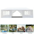 thumbnail image 5 of Kadyn 10'x30' Outdoor Party Tent with 8 Removable Sidewalls, Waterproof Canopy Patio Wedding Canopy, White, 5 of 10