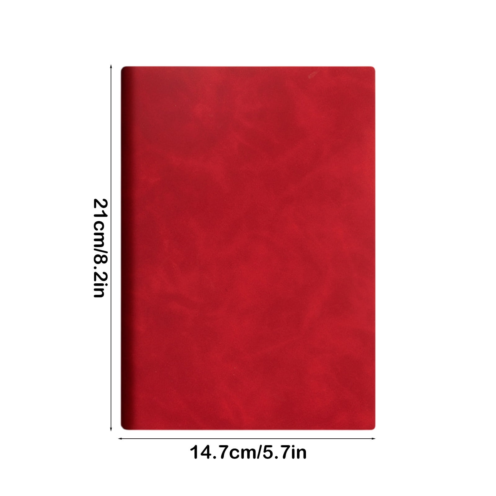 HBBKVI 2 Pack Notebook, A5 Imitation Sheepskin Notepad Review Notebook Thickened Business Work Diary Firm Efficient Office Softcover Book
