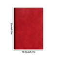 thumbnail image 3 of A5 Notepad Imitation Sheepskin Softcover | Leather-Like Cover, Durable Thread-Bound, 80g Smooth Paper | Business Office Diary, Journal, Planner | 21x14.7cm | 1 Piece | Multiple Colors, 3 of 6