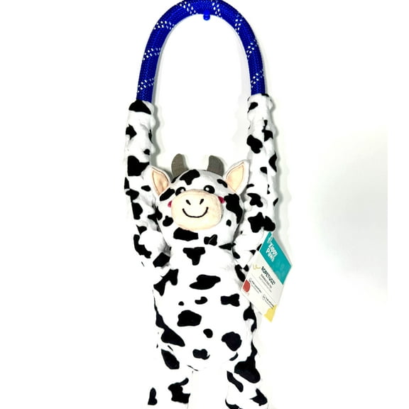 ZippyPaws Cow Rope Tugz