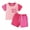 Sky Blue, variant on Bagilaanoe 2pcs Toddler Baby Boy Girl Shorts Set Contrast Color Short Sleeve T Shirt Tops + Shorts 6M 12M 18M 24M 3T Kids Casual Summer Clothes