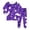 g-Purple, variant on Halloween Pjs for Kids Long Sleeve Crewneck Graphic Soft Sleepwear Kids Loungewear Boys Pjs Size 2-9 Years