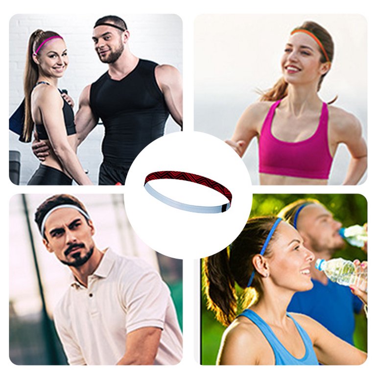 YIFAEUX Elastic Sports Headband Silicone Non-Slip Breathable  display picture 2