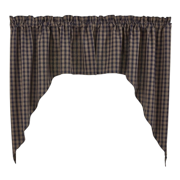 Park Designs Navy Sturbridge Window Swag
