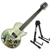 Peavey Star Wars Yoda Single Cutout Basswood Body Full Electric Guitar & Stand