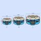 thumbnail image 5 of 72cm*45cm,(Blue and White) Foldable Pet Tent Mesh House Portable Collapsible Running Cage for Puppy Play Fences for Dogs Dogs Cats Rabbits Kennel, 5 of 5