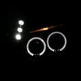 thumbnail image 4 of Spec-D Tuning Glossy Black LED Halo Projector Headlights + Smoke Fog Lamps Compatible with 2005-2011 Toyota Tacoma Left + Right Pair Headlamps Assembly, 4 of 7