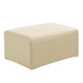 thumbnail image 3 of yuksok Housse Extensible en Jacquard pour Pouf, Housses de Petit Tabouret de Rangement Housse Beige, 3 of 8
