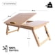 thumbnail image 2 of Mesa De Bambú Multiusos Base Ajustable, 2 of 6
