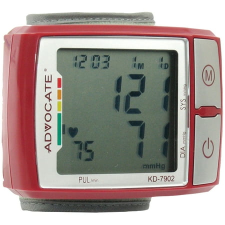 Advocate KD-7902 Wrist Blood Pressure Monitor With Color Indicator