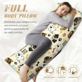 thumbnail image 2 of Cute Dog Body Pillow Pillowcase One Size Body Pillow Cover with Hidden Zipper Body Pillow Case Gifts for Women Men Boys Girls, 2 of 6