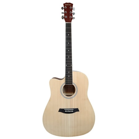 Acoustic Left Handed Beginners Guitar - Left Handed Acoustic Guitar For Beginners Natural Full Size Imusic640lf With 9 Items Full Package Walmart Canada