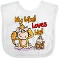thumbnail image 3 of Inktastic My Mimi Loves Me Monkey Boys or Girls Baby Bib, 3 of 4