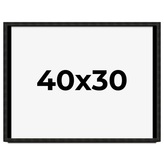 40x30 Shadow Box Black Rustic Barnwood Display Frame | 1.125 Inch Deep | 0.875 Inch Moulding Width