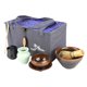 thumbnail image 2 of Juego de té de cerámica de estilo japonés, kit de soporte para batidor de té, herramienta de servicio, accesorios para la ceremonia del té, tipo 1, 2 of 8