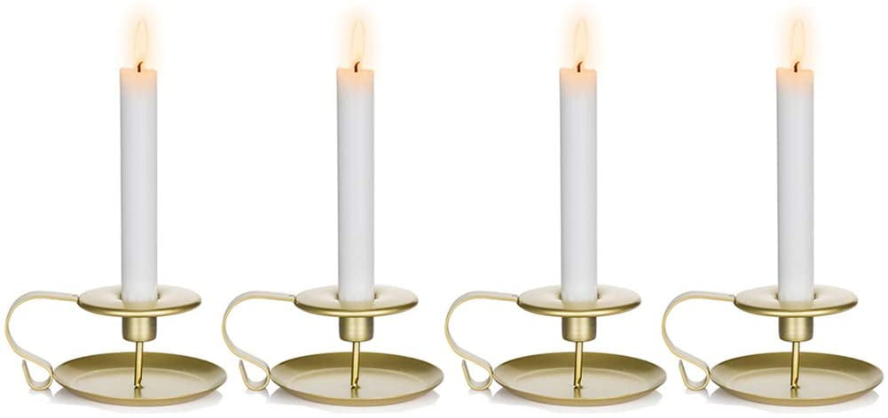 4pcs Taper Candle Holders Votive Candles Holder Candlestick For Wedding Party 