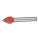 thumbnail image 3 of Risegun CNC 60° Router Grabado Madera Trabajo 3D V Groove bit 0.236x0.394 In 1/4" Herramienta Cortador WD, 3 of 14