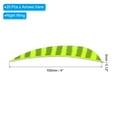 thumbnail image 2 of Unique Bargains Arrows Vanes 20 Pack 4 Inch Arrow Feather Right Wing, Fluorescent Yellow, 2 of 6