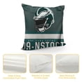 thumbnail image 4 of Orinice Football Jersey Helmet Graphic Decorative Throw Pillow Cover for Home Couch Square Pillow Covers 1PC 24x24in, 4 of 5