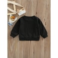 thumbnail image 4 of Infant Baby Boys Girls Outfits Crewneck Sweatshirt Mama's Coffee Date Letter Pullover Sweater Fall Winter Clothes, 4 of 8