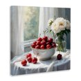 thumbnail image 2 of Stupell Industries Traditional Cherries & Flowers Still Life Canvas Art, 24 x 24, by Lettered and Lined, 2 of 8