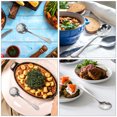 thumbnail image 2 of 4pcs Stainless Steel Perforated Serving Spoon Small Slotted Spoon Kitchen Gadget, 2 of 8