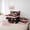 Black Pink 01, variant on Erosebridal Cute Capybara Kid Twin Bedding Sets, Blossoms Floral Bedding Comforter Set, Pink Reversible, 7 Pieces