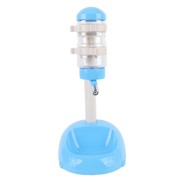 Distributeur d'Eau Automatique Debout, Design Gain de Place Haute Stabilité Hauteur Réglable pour Chiot 500ml Beige