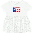 thumbnail image 3 of Inktastic Puerto Rico Flag in Text Girls Baby Dress, 3 of 5
