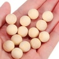 thumbnail image 3 of 300pcs Unfinished Wood Balls Small Craft Balls Wooden Beads No Holes Home Decorations, 3 of 6