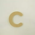 thumbnail image 2 of Package of 1, 16 Inch X 3/4" Thickness MDF Letter c in The Gotham Rounded Font, Thick, Lower Case for Art & Craft Project, Made in USA, 2 of 4