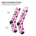 thumbnail image 4 of Honeii Retro Cowgirl Print Sports Compression Socks,Running Crew Socks,Moisture-Wicking Anti-Blister Hiking&Gym Athletic, 4 of 7