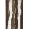 thumbnail image 2 of Mark&Day Wool Rugs, 2x3 Harrell Modern Cream/Brown Area Rug, Brown Green Carpet for Living Room, Bedroom or Kitchen (2' x 3'), 2 of 4