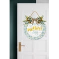thumbnail image 2 of Eveokoki Spring Wreaths Sign for Front Door Farmhouse Spring Door Hanger Decor Rustic Wooden Happy Mothers Day Hanging Door Wall Sign for Spring Seasons Holiday 12In, 2 of 5