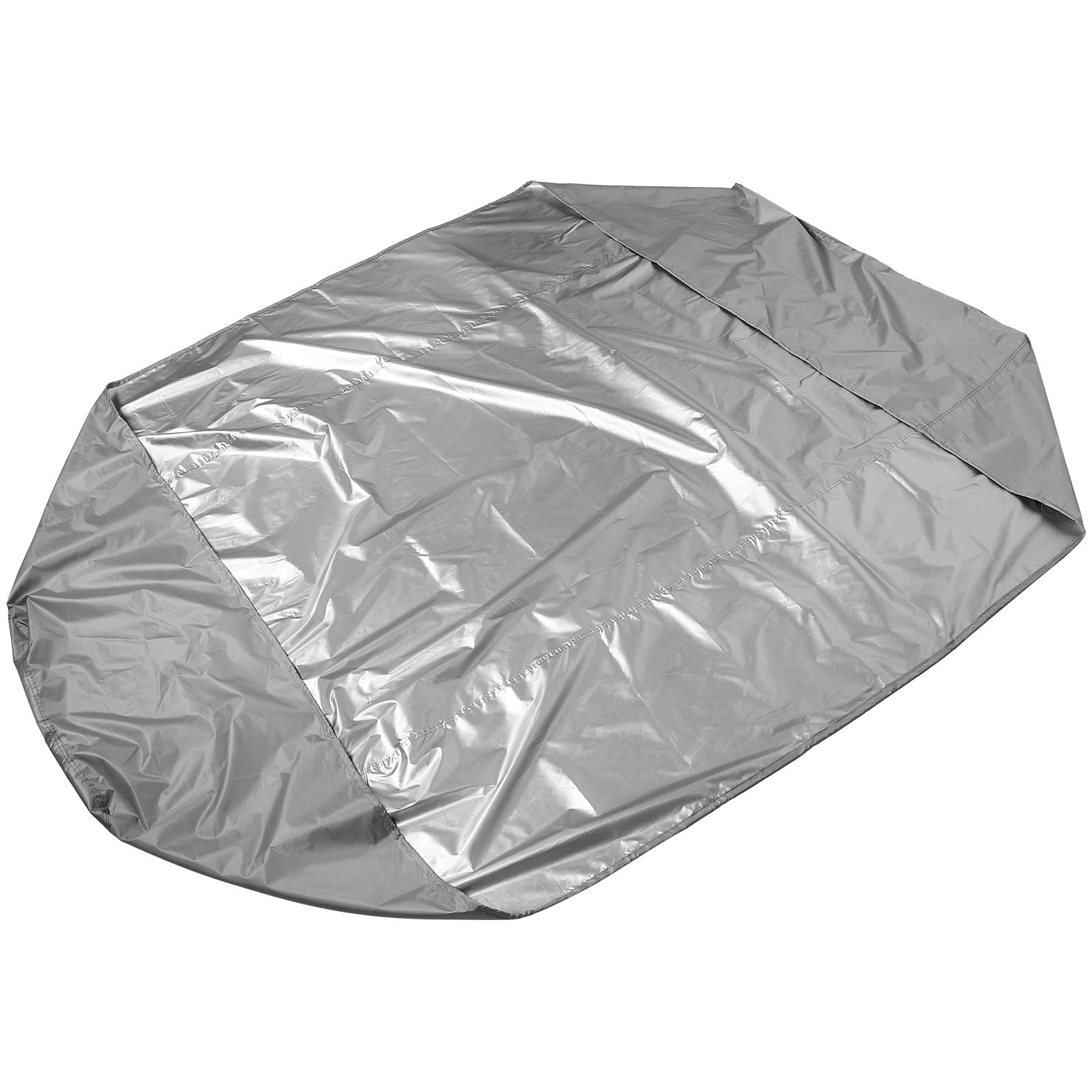BESTYASH Grey Waterproof Kayak Protective Cover with Durable Rubber Fabric and Adjustable Buckles for Outdoor Use