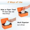 thumbnail image 4 of Wipes Dispenser, Wipe Holder for Baby & Adult, Refillable Wipe Container, Keeps Wipes Fresh, One-Handed Operation. Non-Slip, Easy Open/Close Wipes Po, 4 of 5
