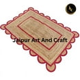 thumbnail image 5 of Jaipur Art And Craft Handmade Carpet for Home for Scallop Bohemian Jute Area Rug (10x14 Sq ft), 5 of 6