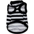 thumbnail image 2 of XS Stripes White Clothing Stretch Vest And Black Pet Pet clothes Pet Vest SUCS, 2 of 5