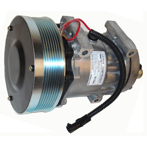 317008A2 Compressor with Clutch Fits Ford/New Holland