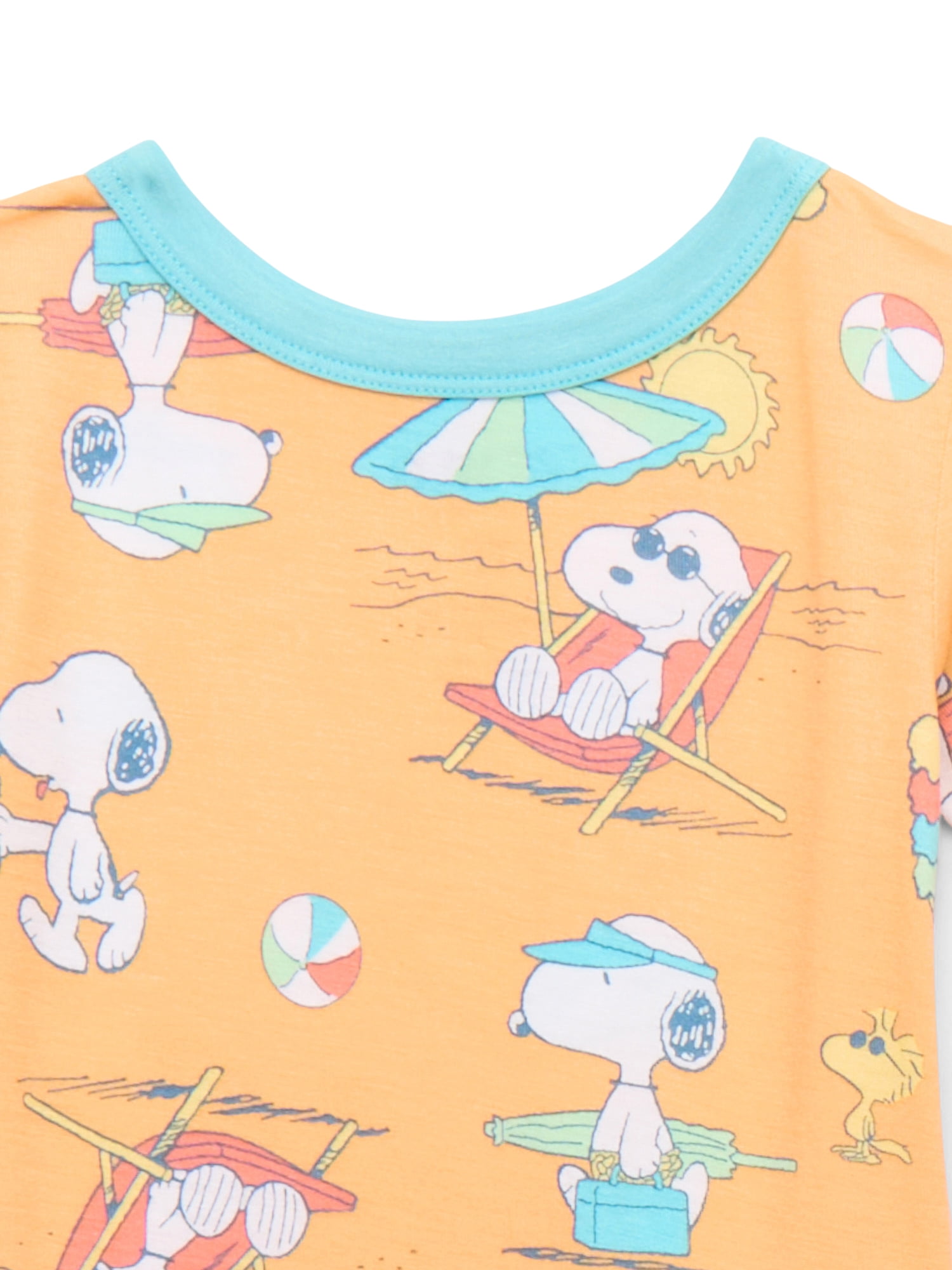Character Toddler Viscose Tee and Short Sets Pajama Set, 2-Piece, Sizes 12M-5T