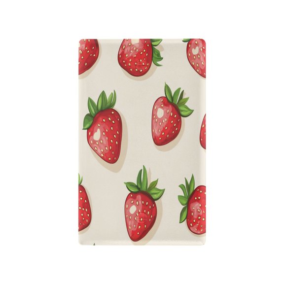 Switch Panel Switch Decoration 2.76x4.53x0.28 Inches Unused Outlet Cover Switch Plate Wall Plates Living Room Kitchen Bedroom Study Switches Cartoon Red Strawberry1