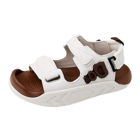 

WuLIQna Sandals Open Toe Summer Dress Sandals shoes Toddler/Little Kid/Big Kid Girls Sandals Soft Bottom Thick Bottom Middle Summer Sandals Girls Beach Shoes
