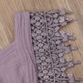 thumbnail image 4 of Infant New Born Girls Pure Romper with Ruffled Sleeves Big Bow, 4 of 8