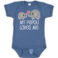 thumbnail image 3 of Inktastic My Papou Grandpa Loves Me Boys or Girls Baby Bodysuit, 3 of 5