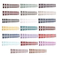 thumbnail image 4 of Dalazy Square Fake Nail Set Classic Scratch Resistant Artificial Press-on Fingernails Full Cover Strong Viscosity Manicure Stickers Type 1 Type 14, 4 of 6