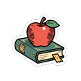 thumbnail image 1 of Educational Fridge Magnet Cute Refrigerator Magnet Bookish Magnetic Sticker Happy Magnet Colorful Decorative Magnet for Metal Surface Fridge Whiteboard, 1 of 4