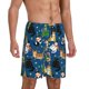thumbnail image 2 of Fotbe Different Cats Christmas Pantalones Cortos de Pijama para Hombre, Ropa de Dormir, Pantalones de Pijama Cortos para Hombre-3X-Large, 2 of 6