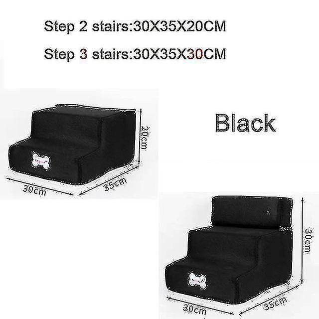Dog Stairs Anti-slip Removable Pet 3 Steps Stairs For Small Dog Cat Dog House Pet Ramp Ladder Dog Bed Stairs Pet Supplies-32 step(30x35x20cm)