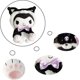 thumbnail image 5 of peluche de dibujos animados, adorable muñeco de peluche, suave y adorable figura de anime, ideal para niños y niñas, ideal como regalo de cumpleaños (negro)., 5 of 5